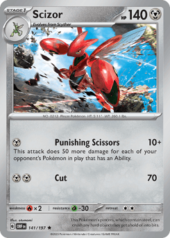 Scizor 141 — Obsidian Flames