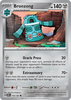 Bronzong 145 — Obsidian Flames