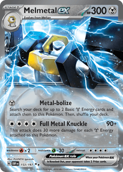 Melmetal ex 153 — Obsidian Flames