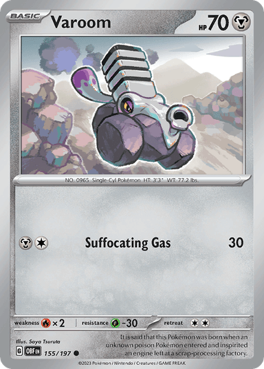 Carta Varoom 155/197 do set Obsidian Flames — Pokémon TCG | Bynx