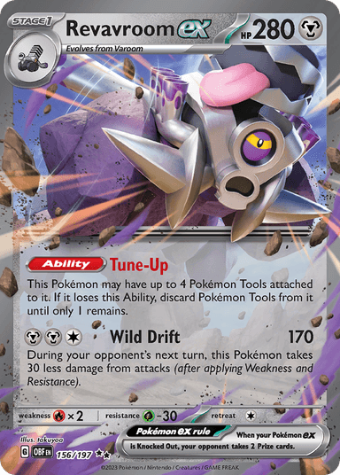 Carta Revavroom ex 156/197 do set Obsidian Flames — Pokémon TCG | Bynx