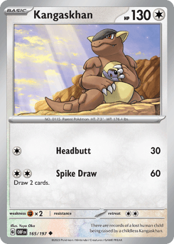 Kangaskhan 165 — Obsidian Flames