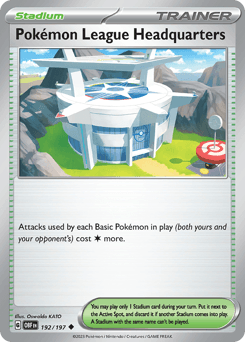 Pokémon League Headquarters 192/197 — Obsidiana em Chamas