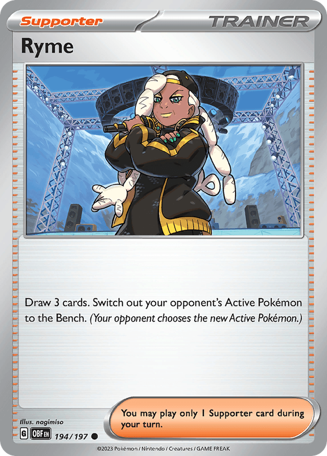 Carta Ryme 194/197 do set Obsidian Flames — Pokémon TCG | Bynx