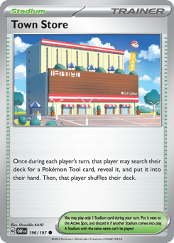 Town Store 196/197 — Obsidiana em Chamas