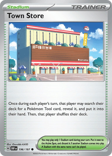 Carta Town Store 196/197 do set Obsidian Flames — Pokémon TCG | Bynx