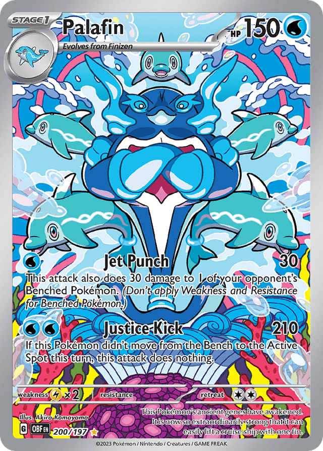 Carta Palafin 200/197 do set Obsidian Flames — Pokémon TCG | Bynx