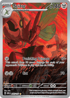 Scizor 205 — Obsidian Flames