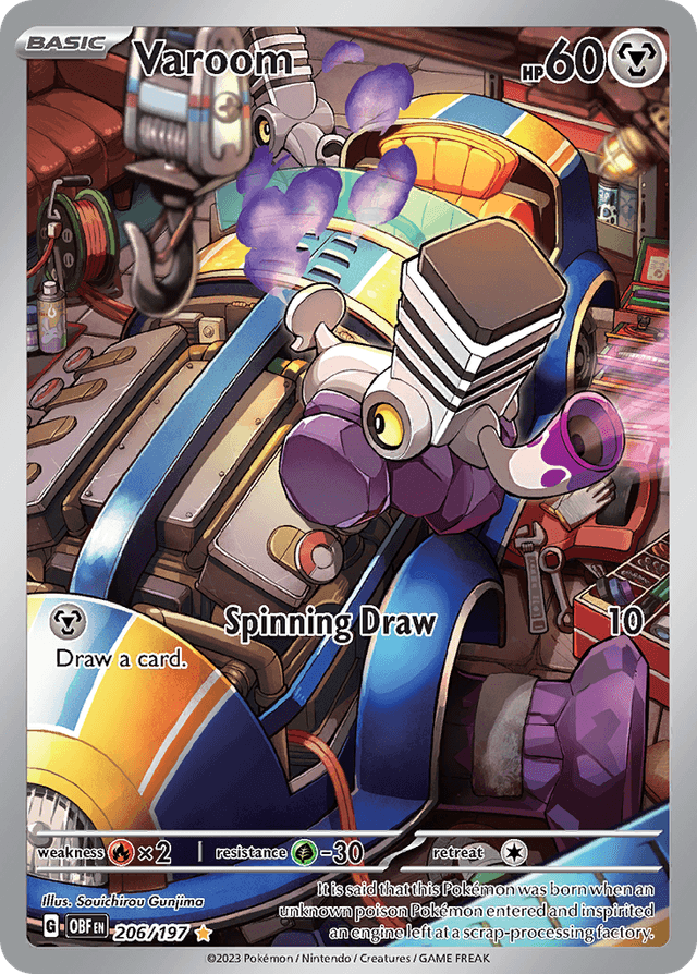 Carta Varoom 206/197 do set Obsidian Flames — Pokémon TCG | Bynx