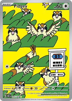 Carta Pidgey 207 do set Obsidian Flames — Pokémon TCG | Bynx