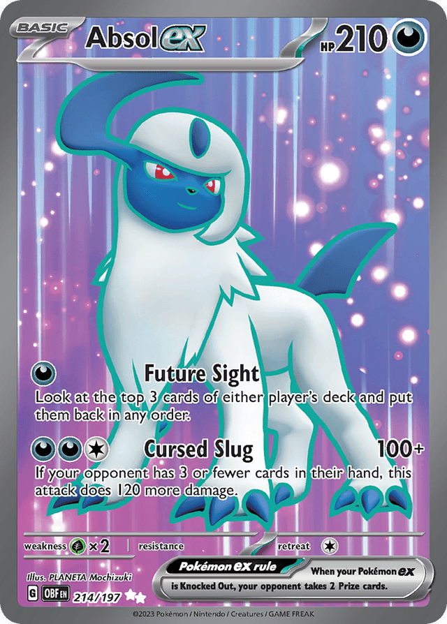 Carta Absol ex 214/197 do set Obsidian Flames — Pokémon TCG | Bynx