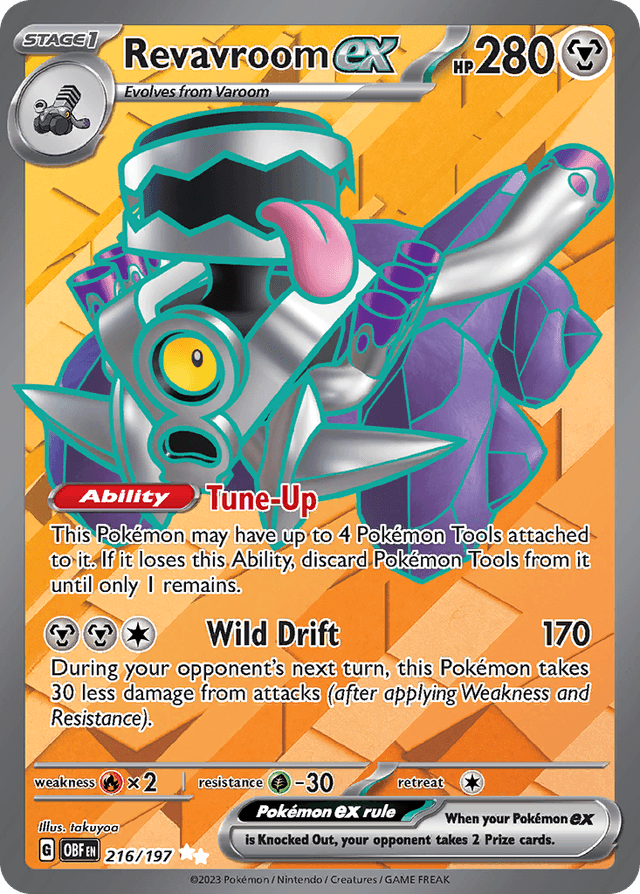 Carta Revavroom ex 216/197 do set Obsidian Flames — Pokémon TCG | Bynx