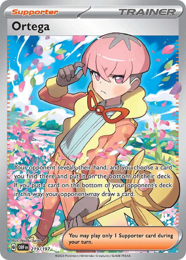Carta Ortega 219/197 do set Obsidian Flames — Pokémon TCG | Bynx