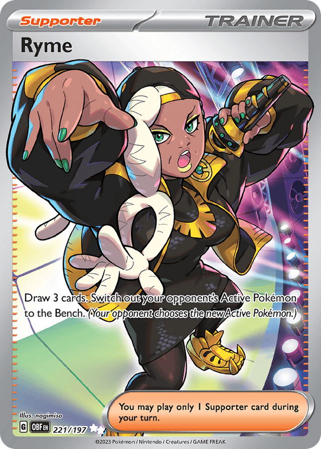 Carta Ryme 221/197 do set Obsidian Flames — Pokémon TCG | Bynx