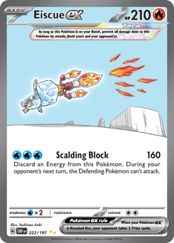 Eiscue ex 222/197 — Obsidian Flames