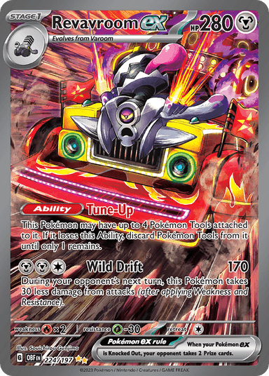 Carta Revavroom ex 224/197 do set Obsidian Flames — Pokémon TCG | Bynx