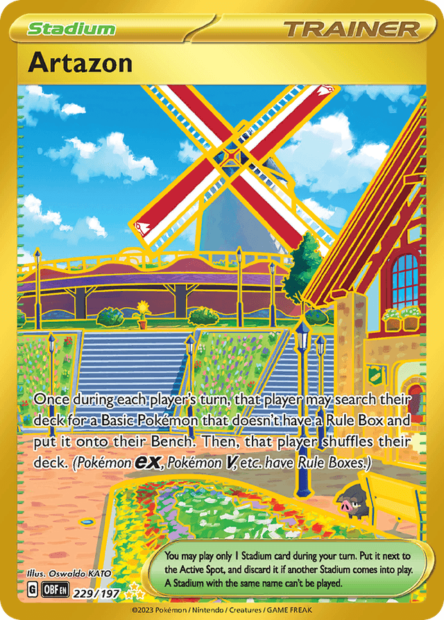 Carta Artazon 229/197 do set Obsidian Flames — Pokémon TCG | Bynx