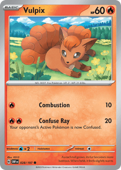 Vulpix 28 — Obsidian Flames
