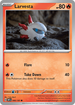 Larvesta 40 — Obsidian Flames