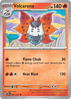 Volcarona 41 — Obsidian Flames
