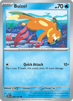 Buizel 48 — Obsidian Flames
