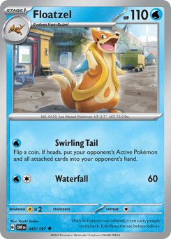 Floatzel 49 — Obsidian Flames