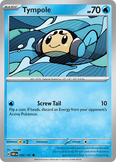 Carta Tympole 50/197 do set Obsidian Flames — Pokémon TCG | Bynx