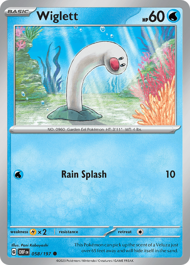 Carta Wiglett 58/197 do set Obsidian Flames — Pokémon TCG | Bynx