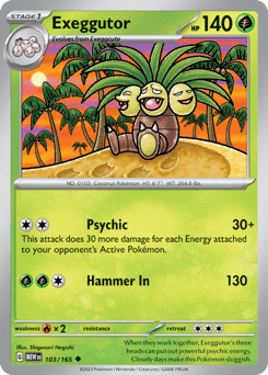 Exeggutor 103/165 — 151