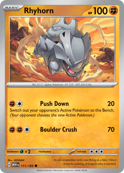 Rhyhorn 111 — 151