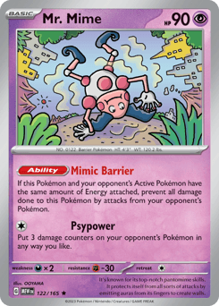 Mr. Mime 122 — 151