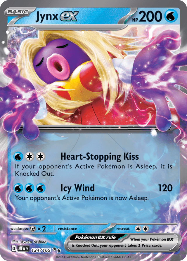 Carta Jynx ex 124/165 do set 151 — Pokémon TCG | Bynx