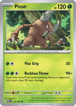 Pinsir 127 — 151
