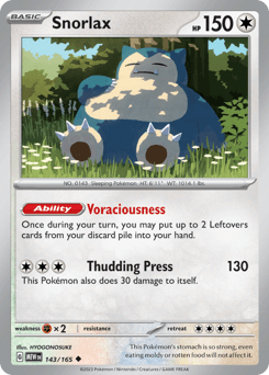 Snorlax 143 — 151