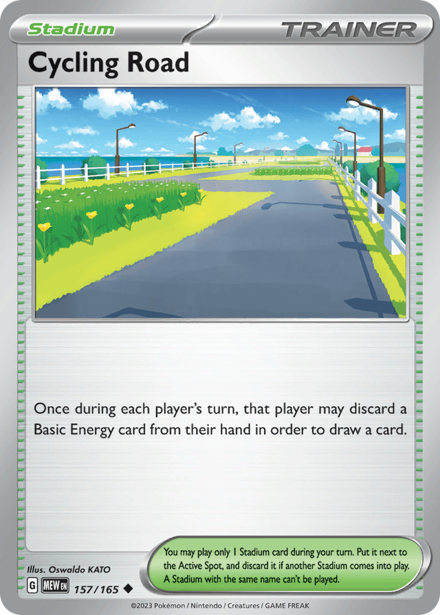 Carta Cycling Road 157/165 do set 151 — Pokémon TCG | Bynx