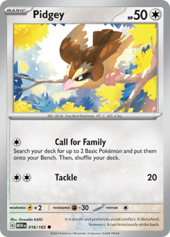Pidgey 16/165 — 151