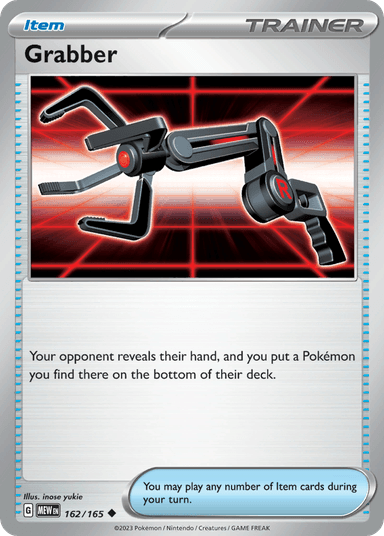 Carta Grabber 162/165 do set 151 — Pokémon TCG | Bynx