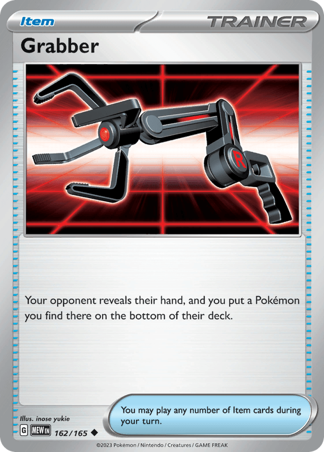 Carta Grabber 162/165 do set 151 — Pokémon TCG | Bynx