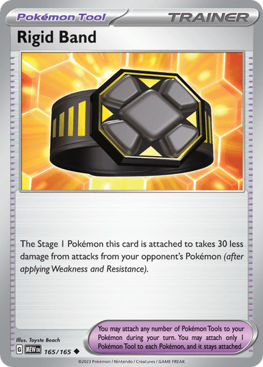 Carta Rigid Band 165/165 do set 151 — Pokémon TCG | Bynx