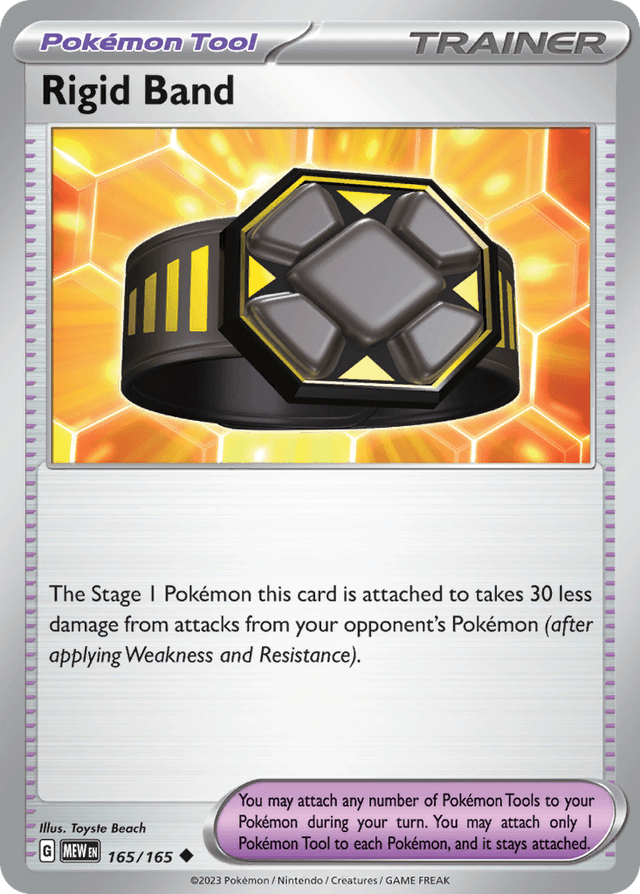 Carta Rigid Band 165/165 do set 151 — Pokémon TCG | Bynx