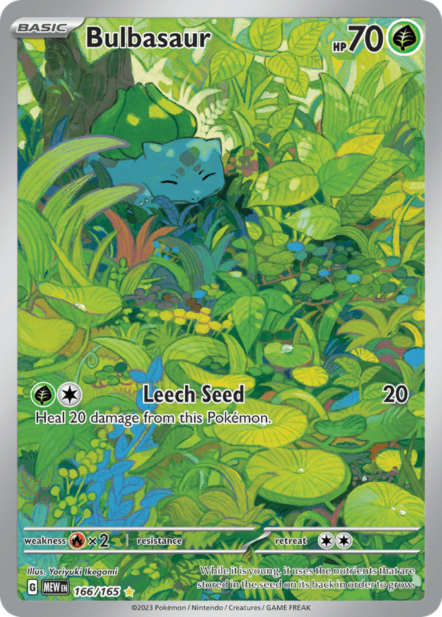 Carta Bulbasaur 166/165 do set 151 — Pokémon TCG | Bynx