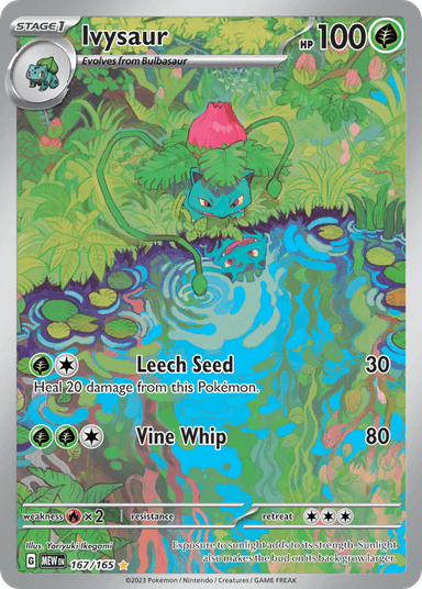 Carta Ivysaur 167/165 do set 151 — Pokémon TCG | Bynx