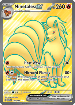 Ninetales ex 186 — 151