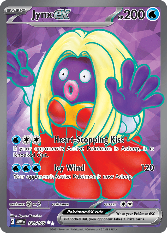 Carta Jynx ex 191/165 do set 151 — Pokémon TCG | Bynx