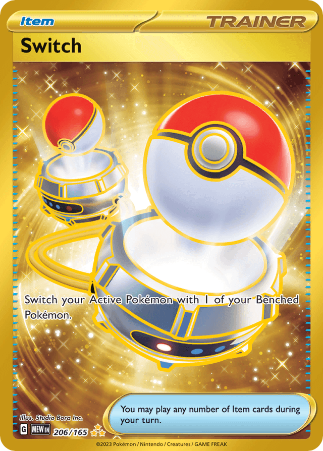 Carta Switch 206/165 do set 151 — Pokémon TCG | Bynx