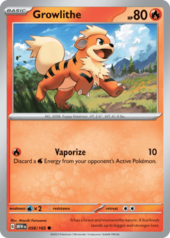 Growlithe 58 — 151