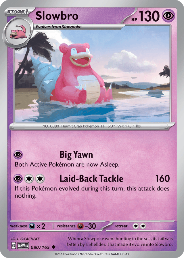 Carta Slowbro 80/165 do set 151 — Pokémon TCG | Bynx