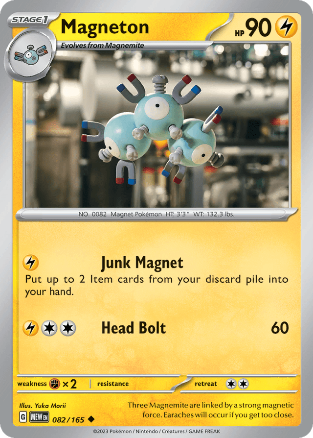Carta Magneton 82/165 do set 151 — Pokémon TCG | Bynx