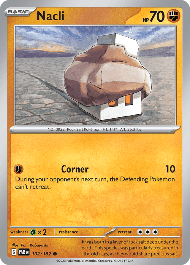 Carta Nacli 102/182 do set Paradox Rift — Pokémon TCG | Bynx