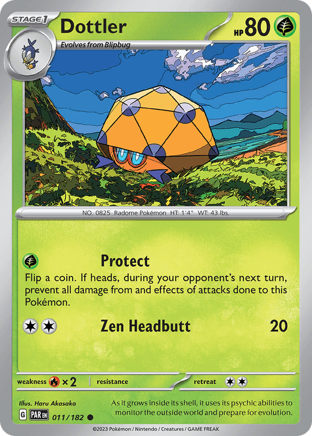 Carta Dottler 11/182 do set Paradox Rift — Pokémon TCG | Bynx